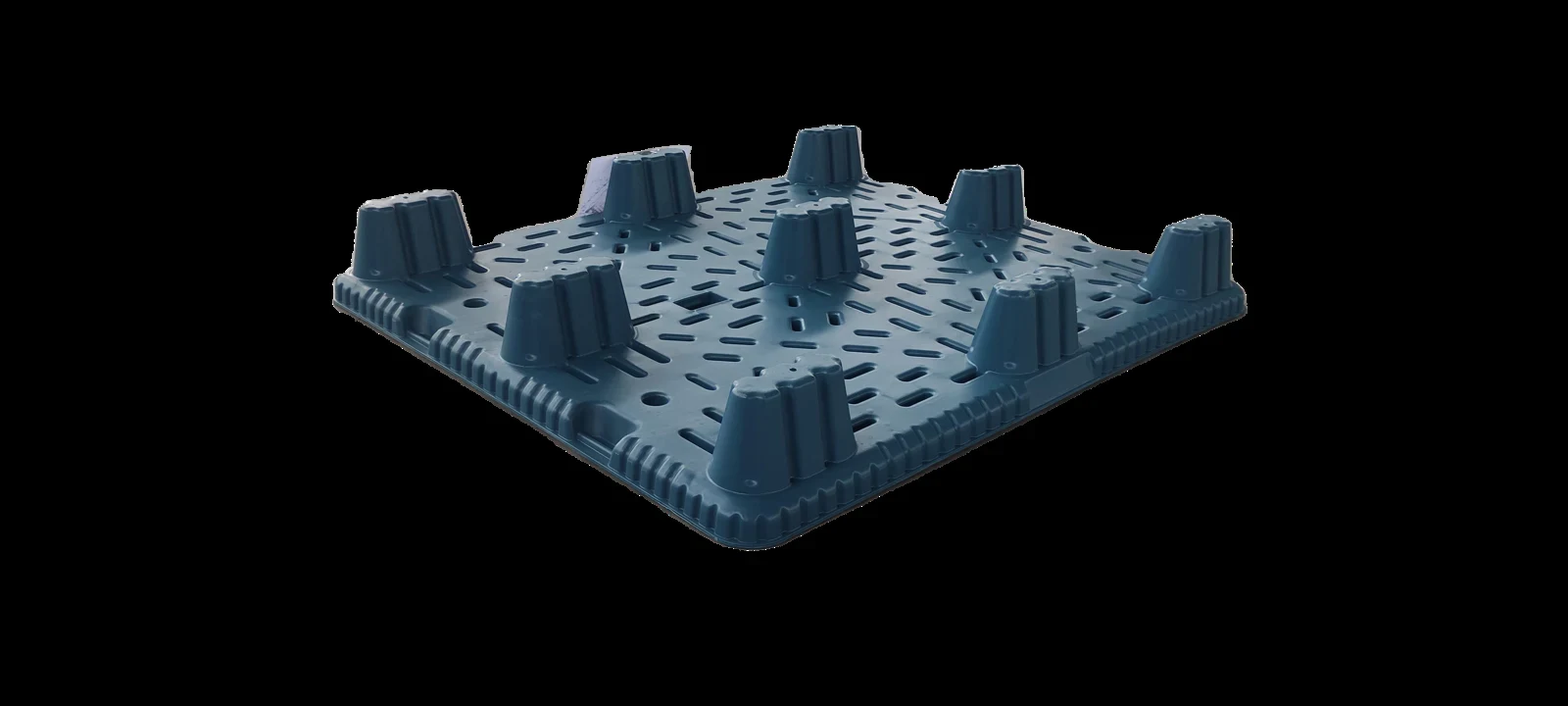 1100 × 900 × 140 mm Nine-leg blow-molded Plastic Pallet