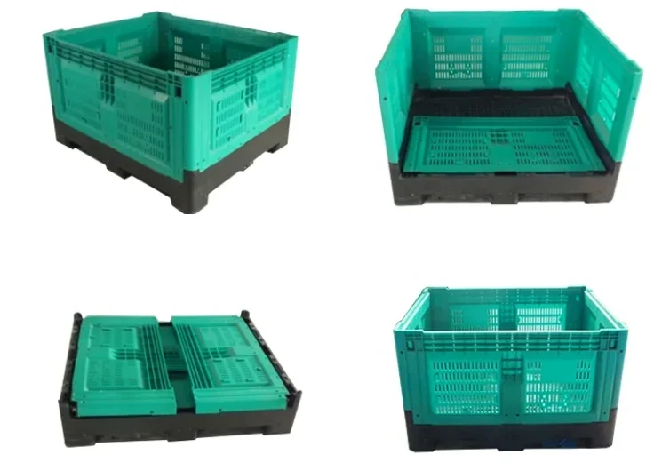 1200 × 1000 × 760 mm Collapsible Vented Pallet Box