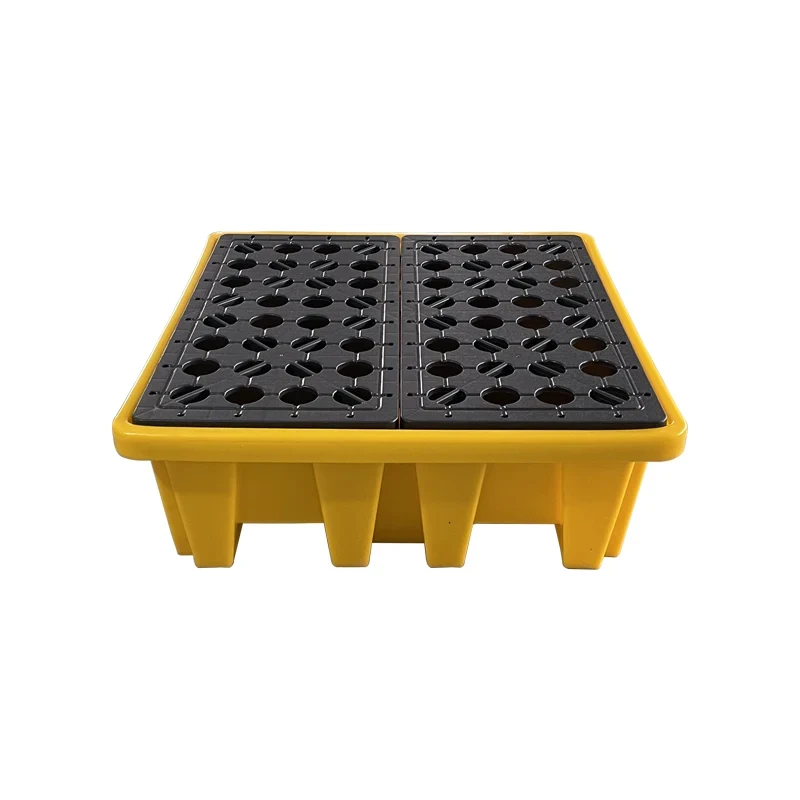 1300 × 1300 × 450 mm Drum Spill Containment Pallet