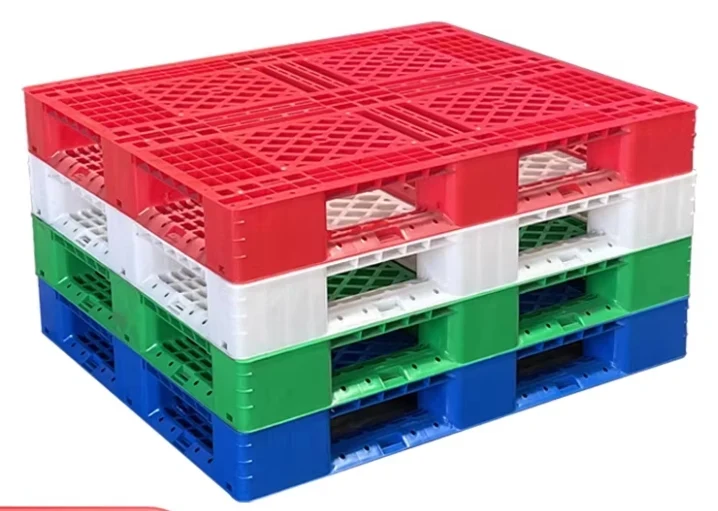 900 × 900 × 145 mm Full-perimeter Mesh Plastic Pallet