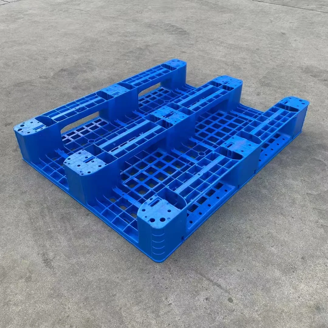 1000 × 800 × 150 mm Three-runner Mesh Plastic Pallet