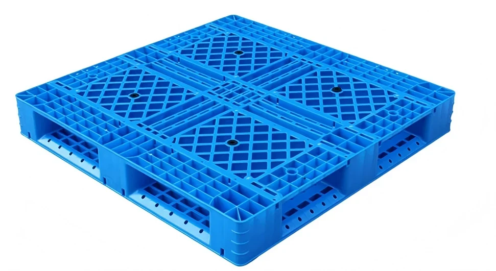 1000 × 1000 × 150 mm Full-perimeter Mesh Plastic Pallet